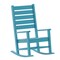 Emma and Oliver Florian Contemporary Rocking Chair, All-Weather HDPE Indoor/Outdoor Rocker